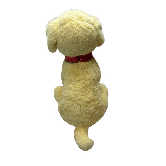 FAO SCHWARZ 14" Labrador Yellow Lab Golden Retriever Puppy Dog Plush Stuffed - Picture 5 of 8